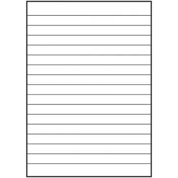 Oxford A4 lineāls papīrs, 50 loksnes, 4 caurumu perforācija, Lineatur 21 400131464