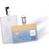 DURABLE ID karšu turētājs ar klipsi 1 kartei, caurspīdīgs, 25 gabali (811319)