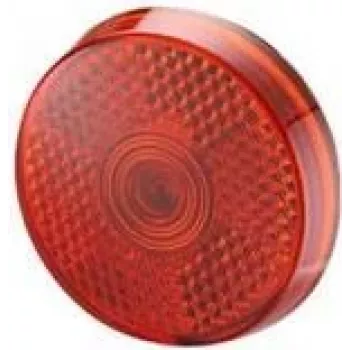 FISCHER velosipēda LED mirgojošais drošības lukturītis ar klipsi apģērbam, somām un mugursomām, melns (85467)