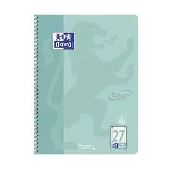 OXFORD Collegeblock TOUCH kvadrātots ar malu A4, 80 lapas, 90 g/m², dažādās krāsās 400196079