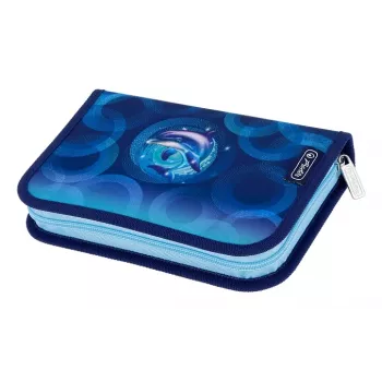 Herlitz Dolphin Ride skolas penālis, 31 priekšmets, poliesters, 205 x 140 x 38 mm 400205913