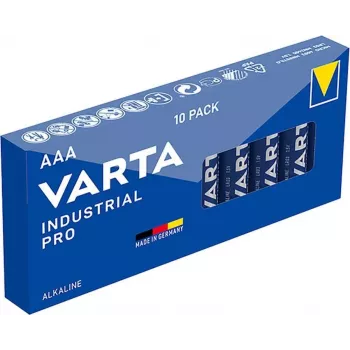 Varta Industrial AAA alkalīnā baterija 1,5V 1100 mAh - 10 gab. (LR03)