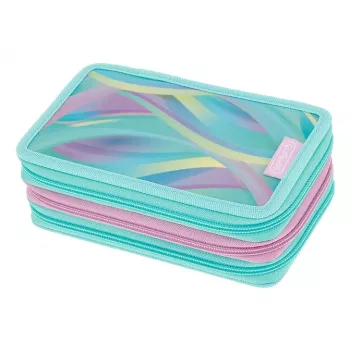 Herlitz TriCase Minty Love penālis, 31 priekšmets, poliesters, trīs nodalījumi, 3 rāvējslēdzēji 400205914