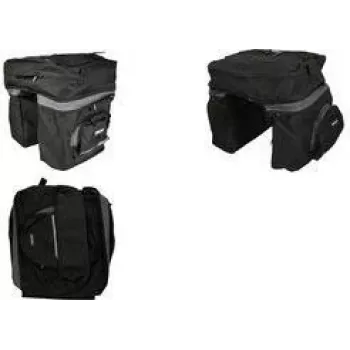 FISCHER velosipēda bagāžas soma Black 17L 86245:FISCHER