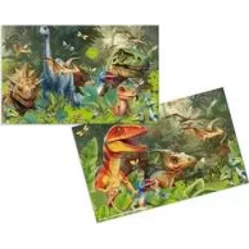 HERMA Dino World galda paliktņi no kartona - 3 gab. (19743)