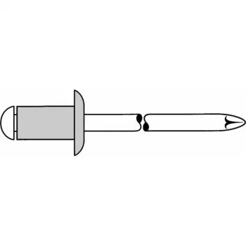 Gesipa aklo kniedes Al/St 4x16mm Standard KS 10.5-12.5mm (500 gab.) 1454030