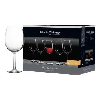 Ritzenhoff & Breker VIO Burgundy vīna glāze 570 ml caurspīdīga (812183)