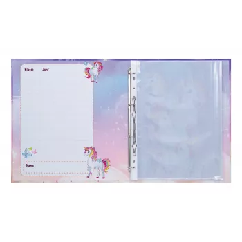 HERMA Unicorn Certificate Ring Binder A4, izturīgs kartons, 2 O-gredzeni, 25 mm, pilnībā apdrukāts 20161