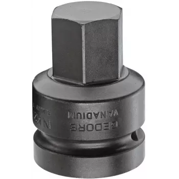 GEDORE 1 inch piedziņas 27 mm sešstūra trieciena uzgriežņu atslēga, 60 mm garš, fosfatēts 1956582