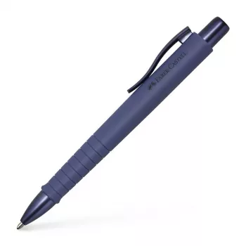 FABER-CASTELL POLY BALL URBAN lodīšu pildspalva, Future Dusk, zils tint, 0,6 mm XB, neslīdošs satvērējs, 1 gab. 241111
