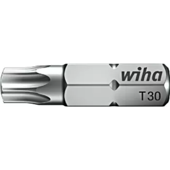Wiha Torx skrūvgrieža uzgalis T15, 25 mm, 1/4 collu sešstūra kāts 7015Z/T15-25