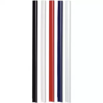 DURABLE Clamp Rails A4 3 mm, 50 gab., melnas 293001