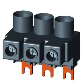 Siemens 3RV29255EB Ieejas spaile 3RV2.5/3RV2.6 motoru aizsargslēdžiem, 3 polu, 115 A, skrūvju savienojums