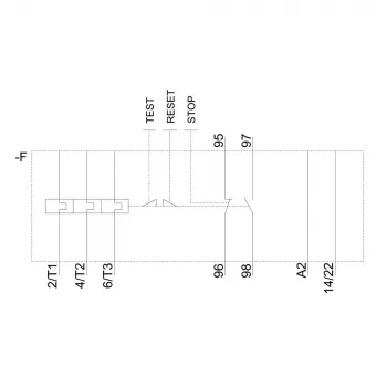 SIEMENS SIRIUS 3RU21 termiskais pārslodzes relejs 1,8-2,5A S00 skrūvju spailes 3RU21161CB0