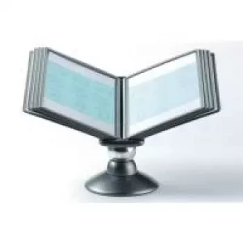DURABLE SHERPA motion TABLE 10 references displeja sistēma, 10 A4 paneļi, melna 558737