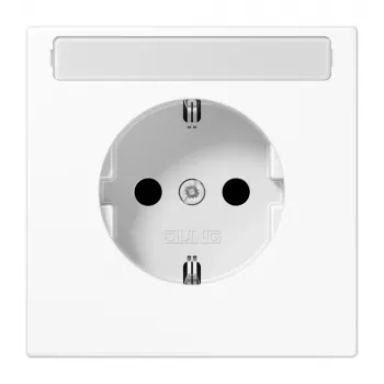 JUNG LS 1520 BFKINA WW Schuko kontaktligzda Type F, Alpu baltā