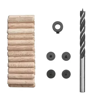 kwb 028066 koka spirālurbju komplekts, 31 gabals, 3-10 mm, hroma vanādija tērauds, ar iegremdētājiem