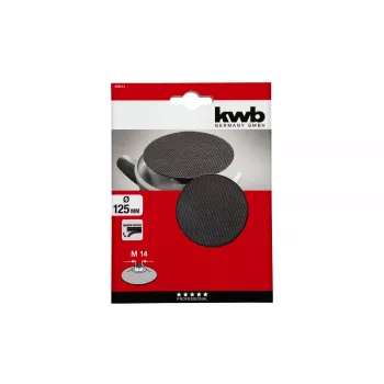 kwb QUICK-STICK atbalsta paliktnis ar āķu un cilpu stiprinājumu, 125 mm, M14 488014
