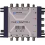 WISI FLEXSWITCH DXR0508 Multiswitch 5 in 8 ar uztvērēja barošanu, pasīvs, kaskadējams