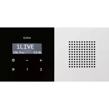 Gira 2280 112 Personal Analog Home Station melna