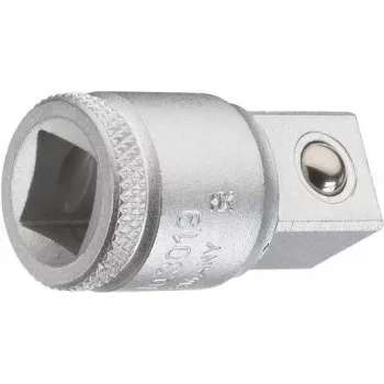 Gedore 3019 uzmavu adapteris 1/2 inch mātīte uz 3/4 inch tēviņš, 44 mm, hromvanādija tērauds 6236010