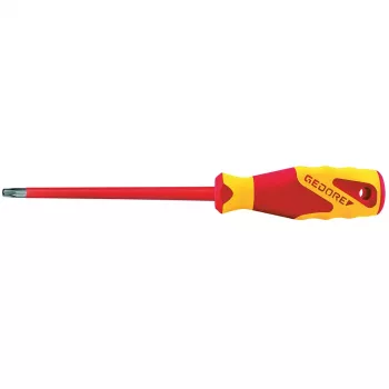 GEDORE VDE 2163 TX T10 izolēts Torx skrūvgriezis, 60 mm asmens 2824612