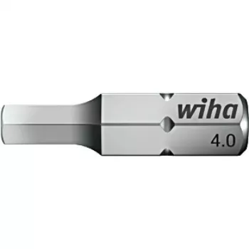 Wiha 7013Z sešstūra uzgalis 8,0 mm x 25 mm, 1/4 collu stiprinājums, hroma-vanādija tērauds 7013Z/SW8.0-25