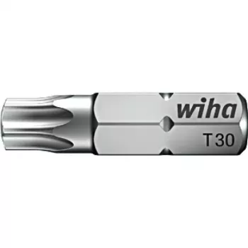 Wiha Torx skrūvgrieža uzgalis T27 x 25 mm, 1/4 collu sešstūra kāts 7015Z/T27-25