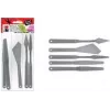 Marabu gleznošanas lāpstiņu komplekts, plastmasa, 5 gab., pastozām krāsām, struktūrpastām, akrilam, eļļām, gēliem 0173000000031