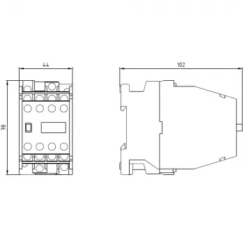 SIEMENS palīgkontaktors 62E 6NO+2NC AC230V 3TH4262-0A (3TH42620AP0)