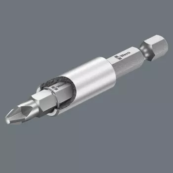 Wera 05136393001 Bit-Check 11 gabalu skrūvgriežu uzgaļu komplekts ar universālo turētāju, 1/4 collu sešstūra piedziņa, 25 mm garums, PH/PZ/TX Plus/Hex-Plus