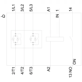 SIEMENS SIRIUS 3RW30361BB04 mīkstais palaidējs, 400V, 32A, 15kW, 24V AC/DC vadība