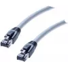 shiverpeaks BASIC-S Cat.8 S/FTP tīkla kabelis, 15,0 m, pelēks, RJ45 uz RJ45, TIA/EIA 568B BS08-400813