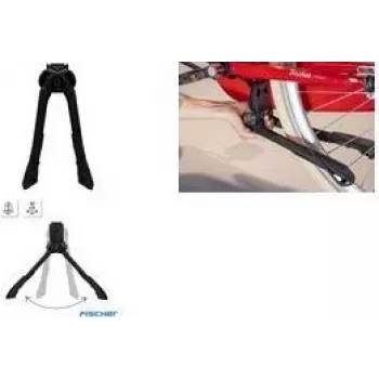 FISCHER Fahrradständer alumīnija, melns (50176:FISCHER)