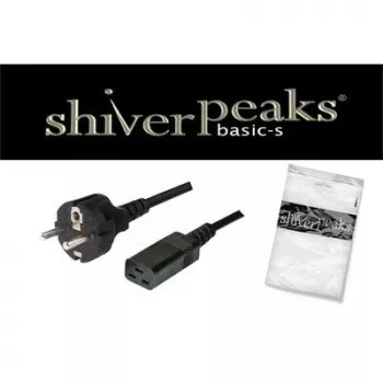 SHIVERPEAKS Basic barošanas kabelis Schuko uz IEC C19, 3 m, 16 A, melns BS60015-S