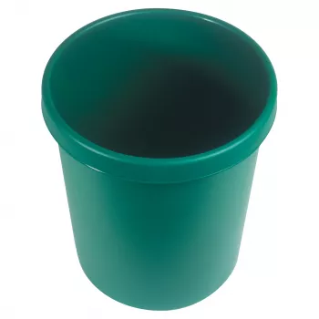 HELIT H61058-52 apaļš plastmasas atkritumu spainis 18L zaļš