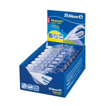Pelikan blanco Maxi korekcijas rullītis, 4,2 mm x 10 m, bez šķīdinātājiem, balts 340315