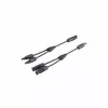 SHIVERPEAKS PV4 T-adaptera kabeļu komplekts, 2-uz-1, 4 mm², melns, 30 cm BS02-21032