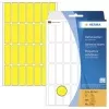 HERMA 2361 dzeltenas matētas pastāvīgi lipīgas papīra etiķetes, 13 x 40 mm, 896 etiķetes (32 loksnes x 28)