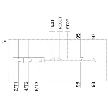 SIEMENS SIRIUS 3RU2126-1KB0 termiskais aizsardzības relejs 9.0-12.5A Class 10, skrūvju spailes, 1NO+1NC