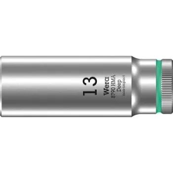 Wera 05004510001 Zyklop 1/4 inch uzgriežņu atslēgas galva 13 mm ar Take it easy Tool Finder
