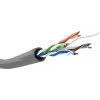 Wentronic Goobay CAT 6 tīkla instalācijas kabelis, U/UTP, pelēks, 100 m - CU, AWG 23/1 (solid), LSZH 68466