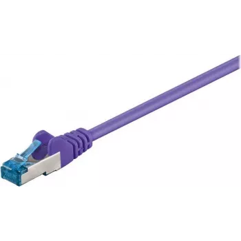 Wentronic Goobay CAT 6a S/FTP tīkla kabelis, RJ45, violets, 3 m, LSZH, varš 93789