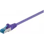 Wentronic Goobay CAT 6a S/FTP tīkla kabelis, RJ45, violets, 3 m, LSZH, varš 93789