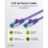Wentronic Goobay CAT 6a S/FTP tīkla kabelis, RJ45, violets, 3 m, LSZH, varš 93789
