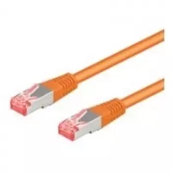 Wentronic Goobay CAT 6 tīkla kabelis, S/FTP (PiMF), oranžs, 25 m, LSZH bez halogēniem, varš (95649)