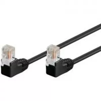 Wentronic 96086 Cat5e U/UTP RJ45 tīkla kabelis, melns