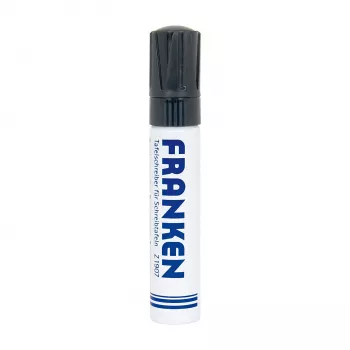 FRANKEN JumboMarker tāfeles marķieris, slīpais uzgalis 4-12 mm, melns, uzpildāms, dry-wipe, ar zemu smaržu, 1 gab. (Z1910 10)