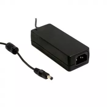 MEAN WELL GST60A48-P1J 60W 48V AC/DC galda barošanas bloks ar 2,1x5,5mm DC spraudni