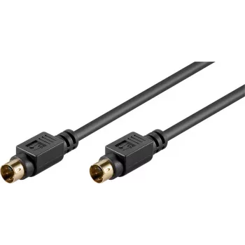 Wentronic AVK 157-500 S-Video kabelis 5,0 m melns male to male 50059